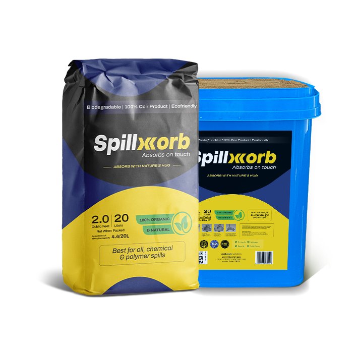 spill absorbent bags and jars