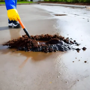 How to Clean up Oil Spills on Concrete?