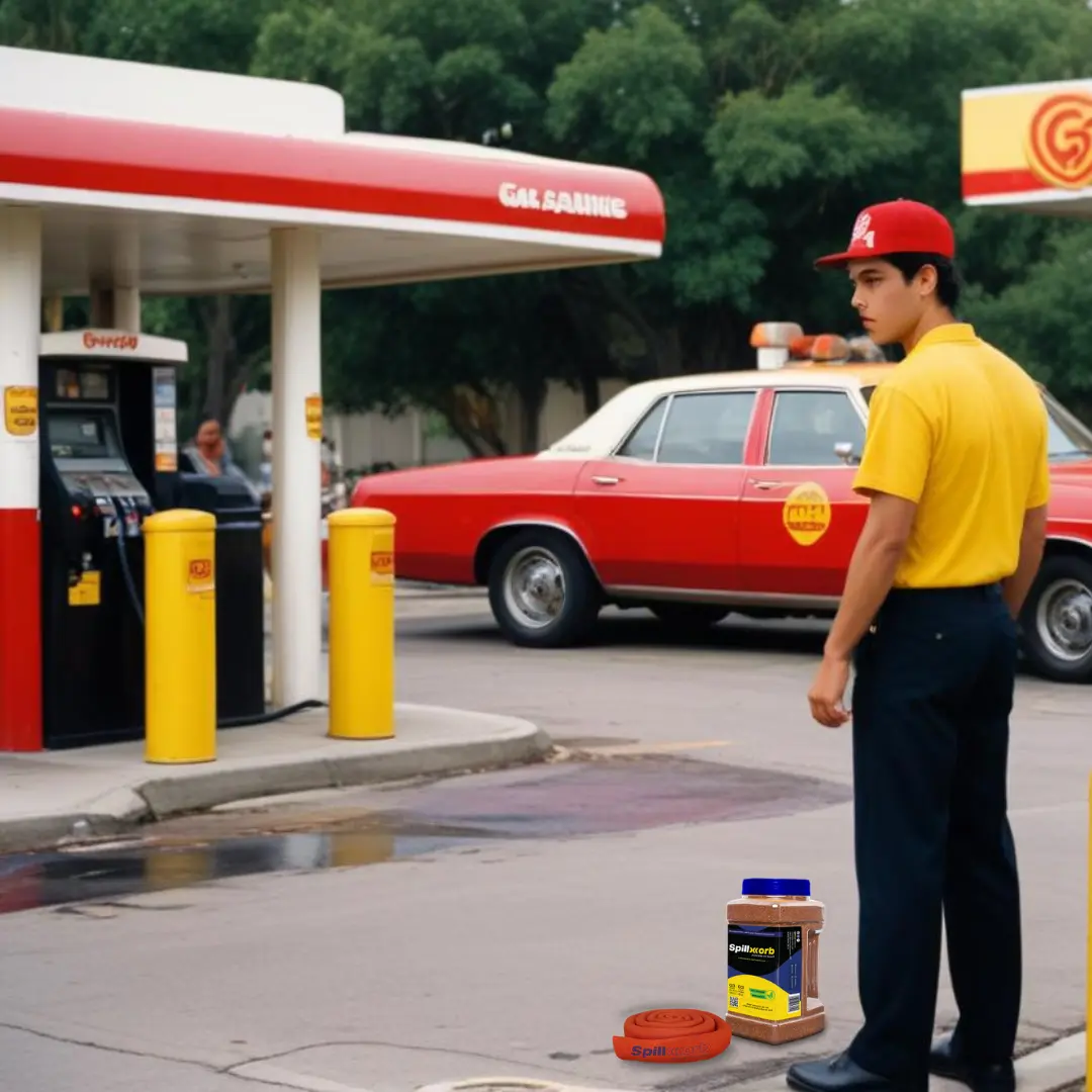 What to do if Gas Spills at Gas Station